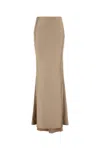 The Andamane Nemesia Maxi Skirt In Grey Polyester