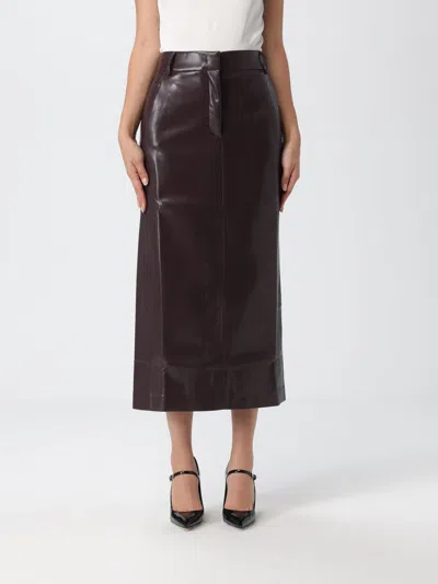 THE ANDAMANE SKIRT ANDAMANE WOMAN COLOR WINE,H42163114