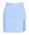 The Andamane Skirt With Side Slit In Blue