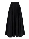 The Andamane Tiered Maxi Skirt In Lightweight Cotton Taffeta