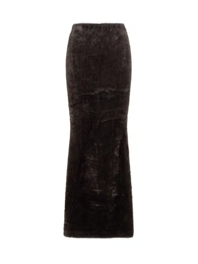 The Andamane Nemesia Maxi Skirt In Black
