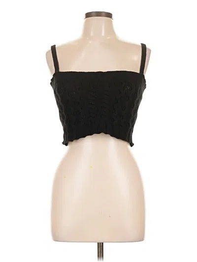 Pre-owned The Andamane Sleeveless Top Black Strapless Neckline Tops