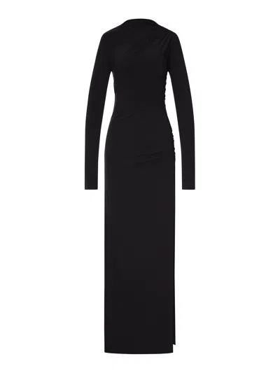 The Andamane Sophie Long Dress With Open Back In Blue