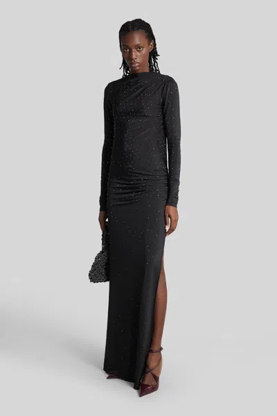 The Andamane Sophie Maxi  Long Dress In Black