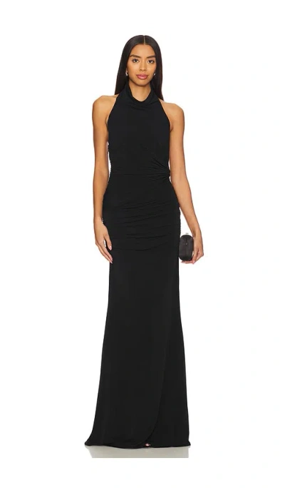 The Andamane Stella Maxi Dress In 블랙