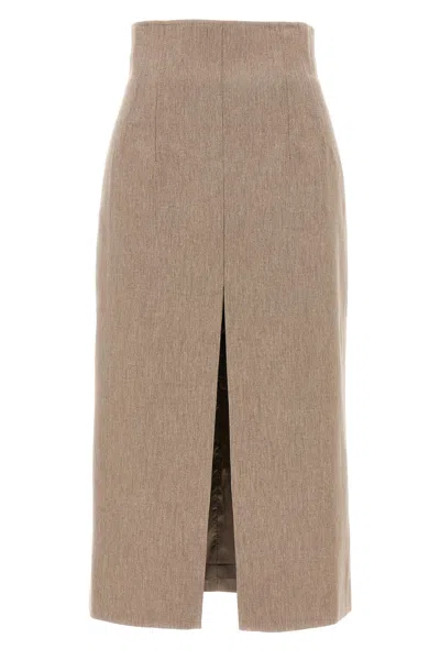 THE ANDAMANE THE ANDAMANE 'STEPHANIE' MIDI SKIRT