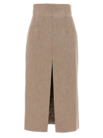 THE ANDAMANE THE ANDAMANE STEPHANIE' MIDI SKIRT