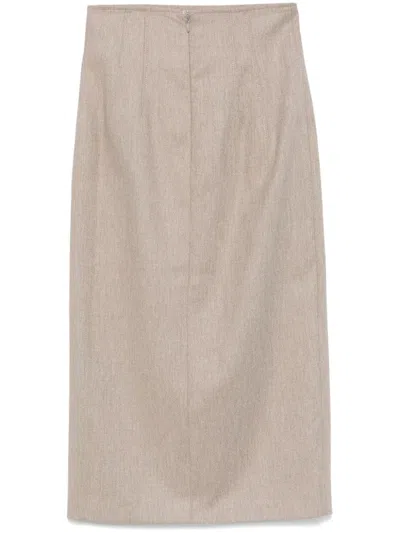 THE ANDAMANE STEPHANIE MIDI SKIRT