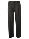 The Andamane Straight Concealed Trousers In Black