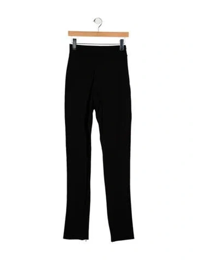 Pre-owned The Andamane Straight Leg Pants In Black