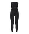 The Andamane Vicky Strapless Jumpsuit In Black