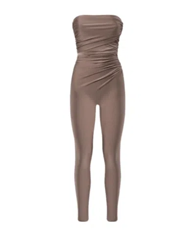 THE ANDAMANE THE ANDAMANE VICKY STRAPLESS ROMPER
