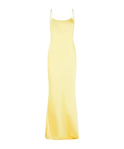 The Andamane Strappy Dress In Yellow