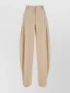 The Andamane Wide Leg Pleated Trousers With Pockets And Belt Loops