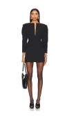 The Andamane Tilde Dress In Structured Crepe In Black