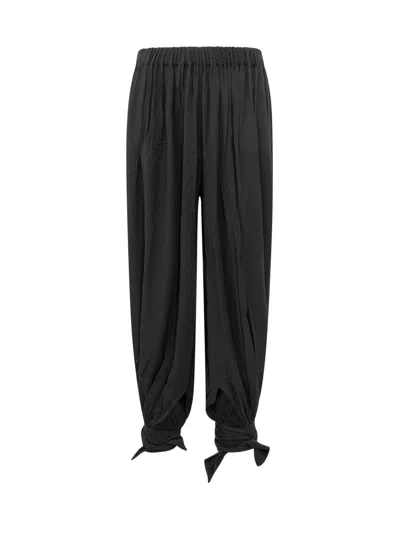 The Andamane Stylish Tailored Trousers For Ss26 In Black