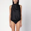 THE ANDAMANE THE ANDAMANE SUSANNA BLACK SLEEVELESS BODYSUIT