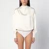 The Andamane Sylvia Milk-white Bodysuit In Green