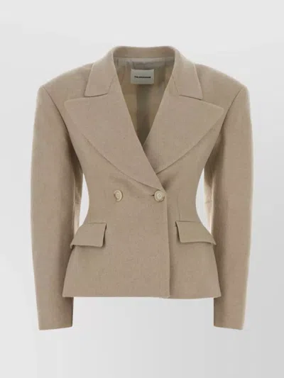 THE ANDAMANE TAILORED WOOL BLAZER STRUCTURED SHOULDERS