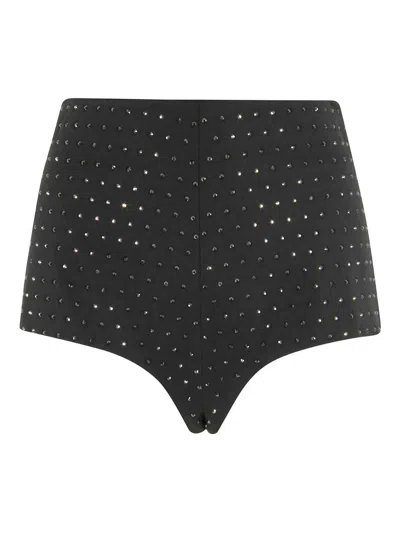 The Andamane Tami Shorts With Rhinestones In Black