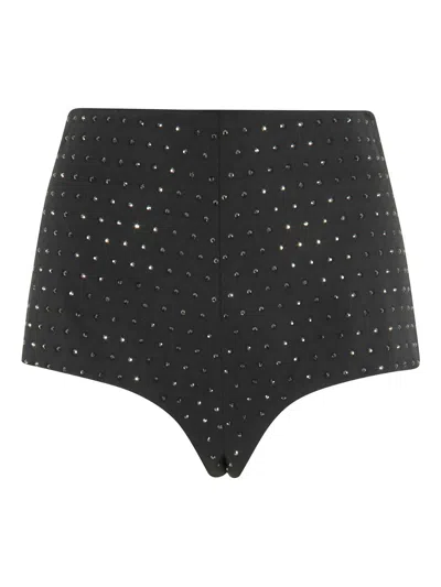 THE ANDAMANE THE ANDAMANE TAMI SHORTS WITH RHINESTONES
