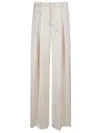 The Andamane Wide-leg Tailored Trousers With Sharp Front Pleats In Nude