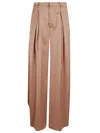 The Andamane Pink And Purple Tailored Trousers In Pink