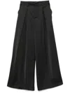 The Andamane Tara Palazzo Trousers In Schwarz