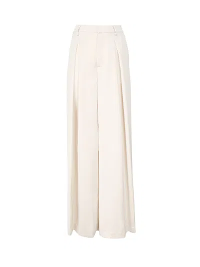 The Andamane Tara Palazzo Trousers In White
