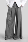 The Andamane Tara Pants In Grey Polyester In Gray