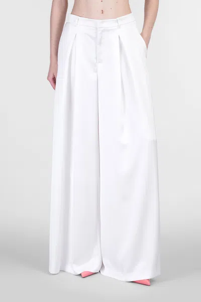 The Andamane Tara Pants In White Polyester