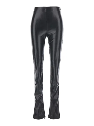 The Andamane Tech Fabric Slim-fit Zip Leggings For Women In Animal Print