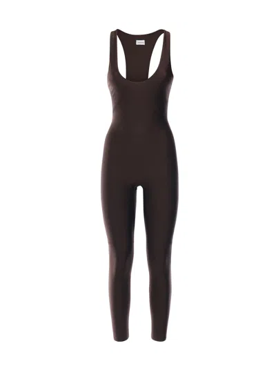 The Andamane Tess Jumpsuit In Brown