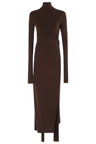 THE ANDAMANE TESSA TURTLENECK OPENBACK JUMPSUIT