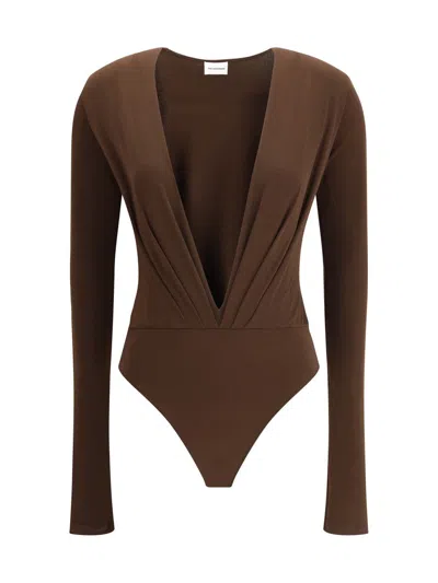 The Andamane Top In Brown
