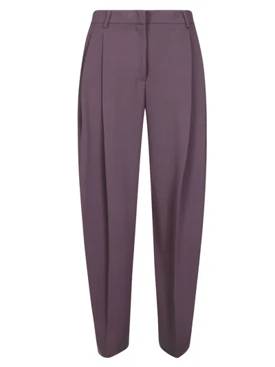 The Andamane Tracy Low-rise Pleated Wide-leg Pants In Multi