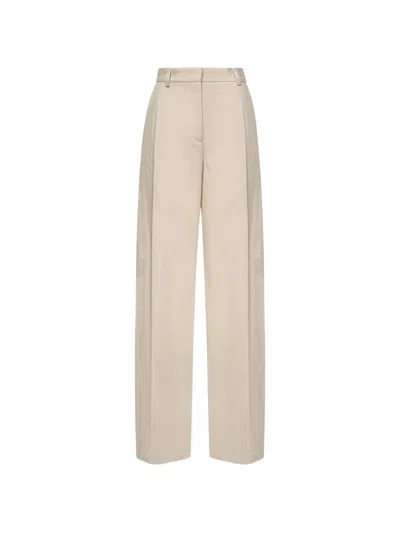 The Andamane Tracy Cotton Trousers In Brown