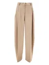The Andamane High-waist Trousers In Neutrals