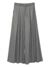 The Andamane Pinstripe Pleated Trousers In Multi