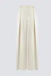 The Andamane Wide-leg Tailored Trousers With Sharp Front Pleats