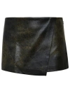 THE ANDAMANE TWO-TONE POLYESTER BLEND MINI SKIRT