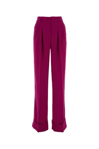 THE ANDAMANE TYRAN PURPLE POLYESTER PANT