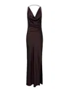 The Andamane Vera Dress In Brown