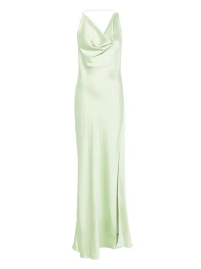 The Andamane Vera Satin Maxi Dress