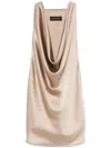 The Andamane Verushka Top Topwear In Grey Polyester In Nude