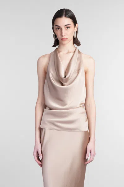 The Andamane Verushka Top Topwear In Grey Polyester