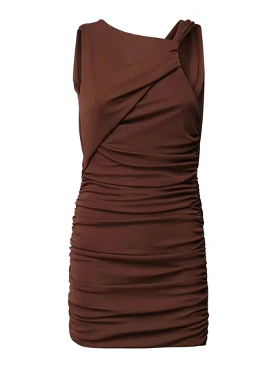 THE ANDAMANE DRESS WITH DRAPE