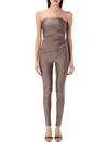 The Andamane Jumpsuits Andamane Woman Color Brown In Greige