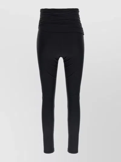 The Andamane Vicky Leggings High Waistband Stretch Ruched Design In Black