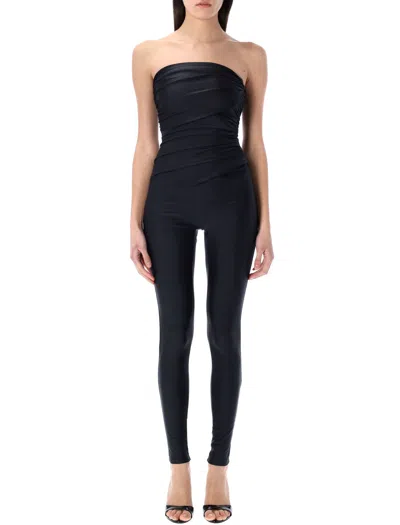 The Andamane Vicky Strapless Jumpsuit In Black